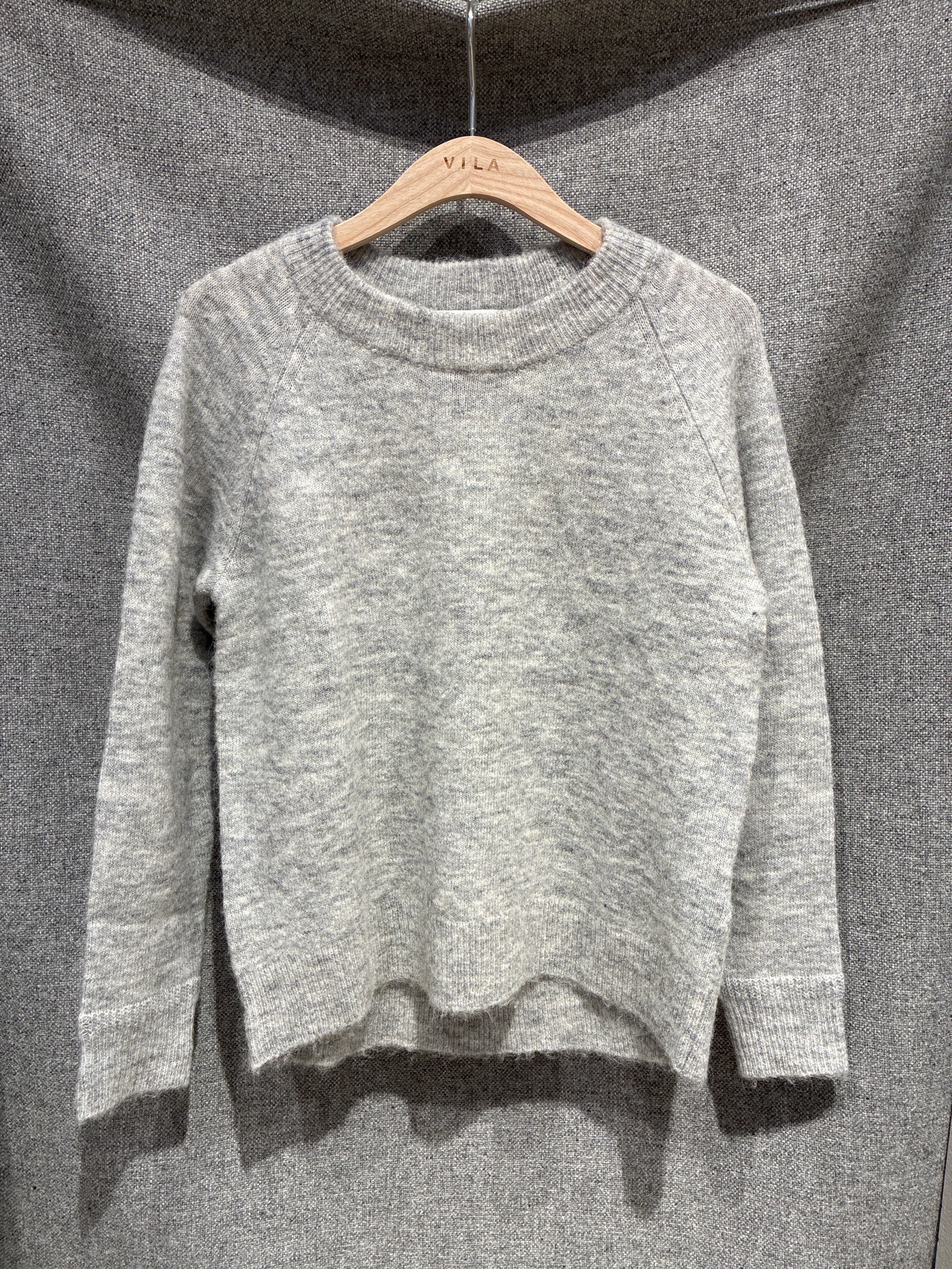 SLFLULU Pullover - Light Grey Melange